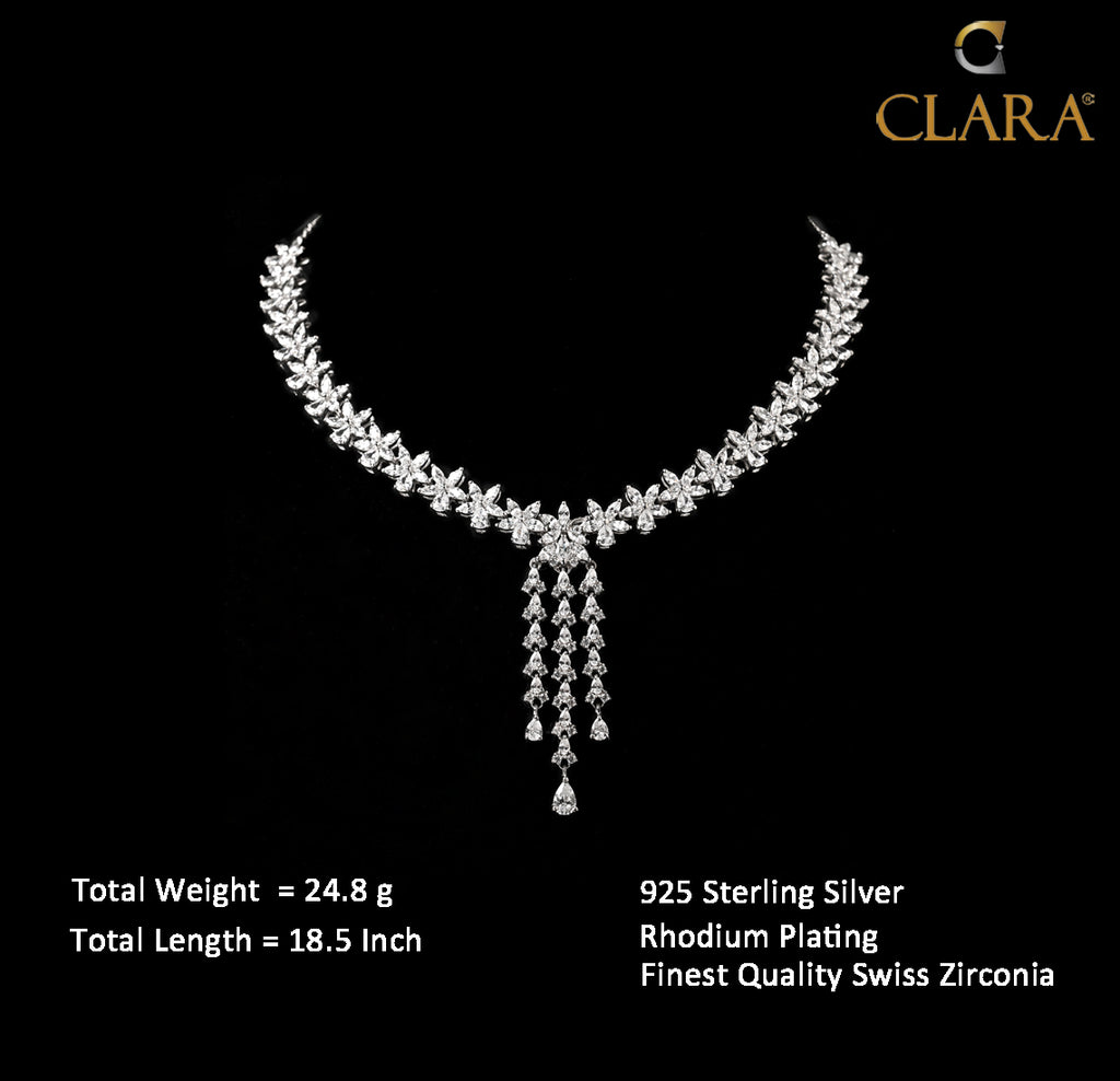 Clara 925 Sterling Silver Shiza Necklace
