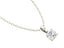 CLARA 925 Sterling Silver Rhodium Plated Round Pendant with Chain Gift for Women & Girls