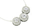 CLARA 925 Sterling Silver Rhodium Plated Cubic Zirconia Pendant with Chain for Women & Girls