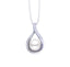 Clara 92.5 Sterling Silver Real Pearl Pendant with Chain Gift for Women and Girls
