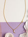 CLARA 925 Sterling Silver Minimal Charm Necklace Chain 